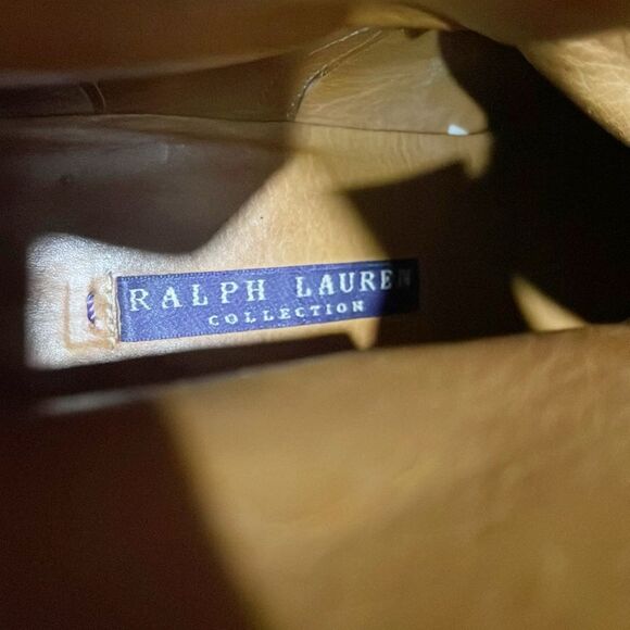 Ralph Lauren‎ Collection Boot Womens Black Label Cognac Equestrian Ankle Sz 9 - Picture 11 of 12